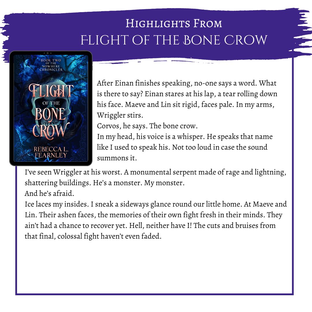 Flight of the Bone Crow: book two in the dark fantasy series, 'The Nowhere Chronicles'