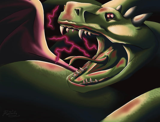 WRIGGLER Art Print