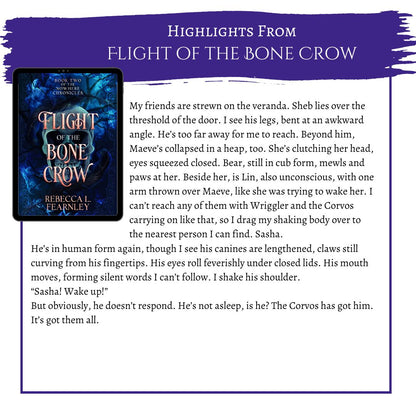 Flight of the Bone Crow: book two in the dark fantasy series, 'The Nowhere Chronicles'