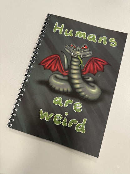 'Humans Are Weird' Wriggler Illustrated Notebook