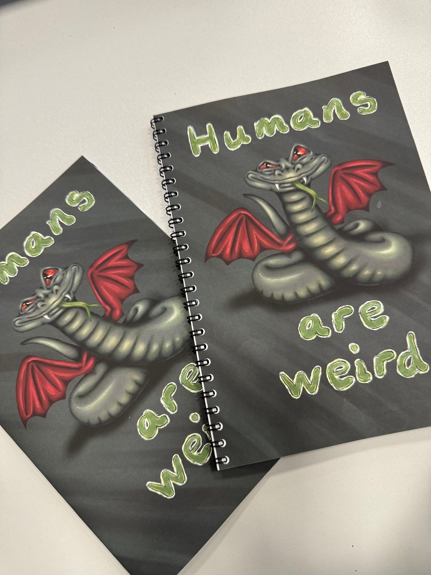 'Humans Are Weird' Wriggler Illustrated Notebook